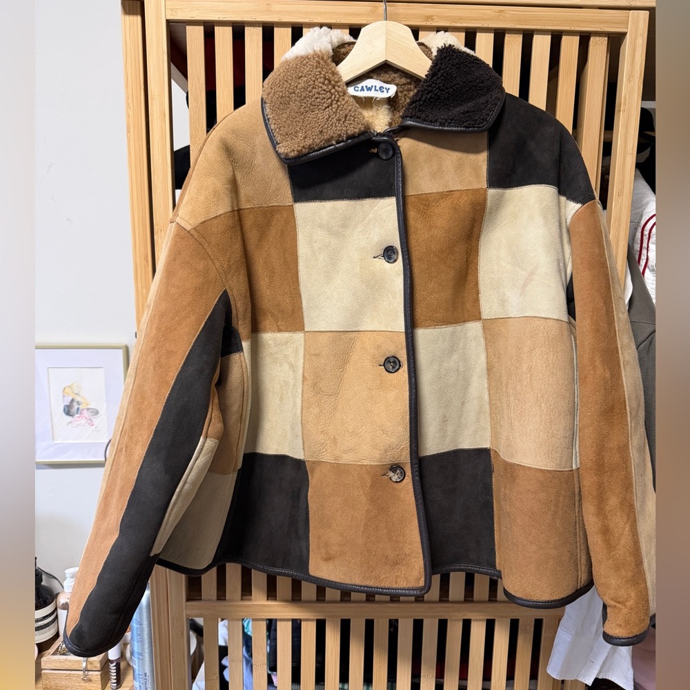 Authentic Cawley Women's shearling jacket, Size - Small